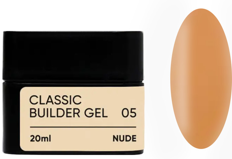 Класичний білдер-гель для моделювання 05 Classic Builder Gel Jerden Proff, 20 мл