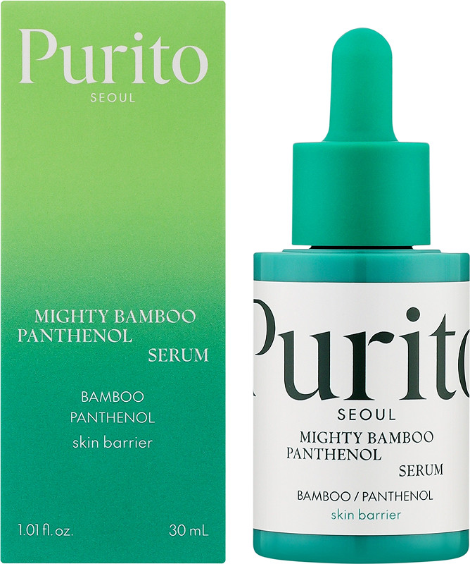 Сыворотка увлажняющая с пантенолом Purito Mighty Bamboo Panthenol Serum, 30 мл