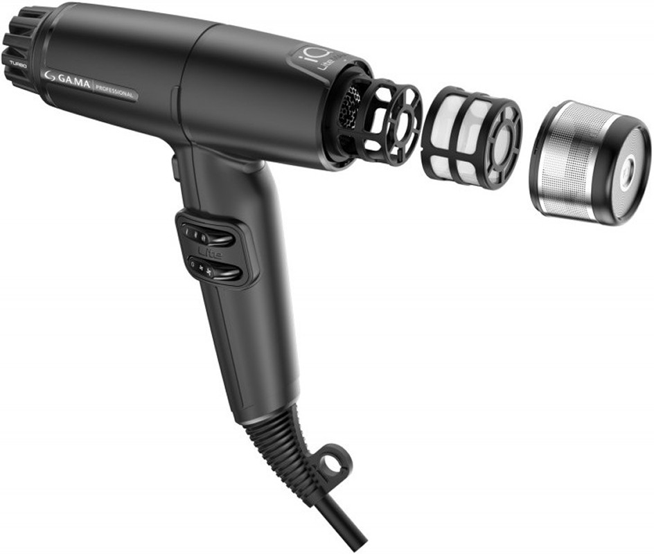 Профессиональный фен GA.MA iQ LITE MAX BLACK GAMA (PH6035.BK)  Фото 3 