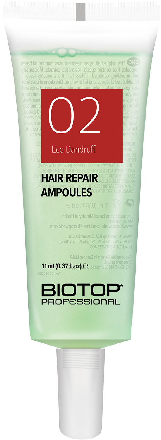 BIOTOP 02 Ампула проти лупи Eco Dnadruff 1x11 мл  Фото 2 