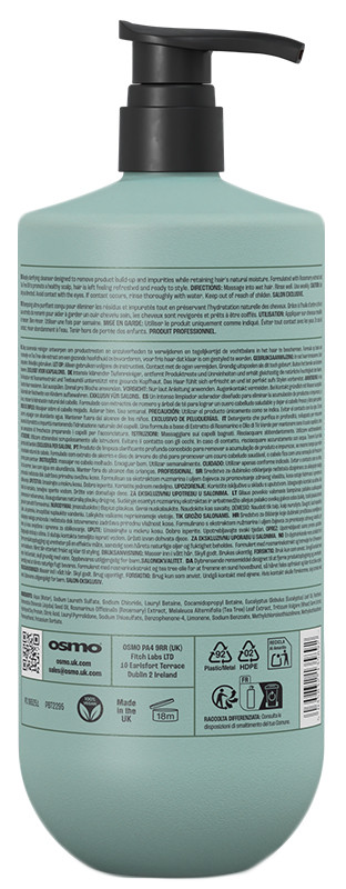Шампунь-детокс для глубого очищения кожи головы Scalp Therapy NEW Osmo, 1000 мл  Фото 2 