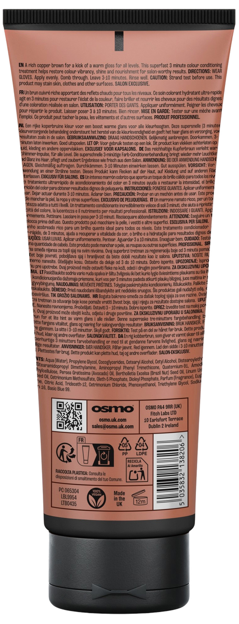 Маска тонуюча для волосся Chestnut Osmo, 225 мл на beauty-prof.com Фото 2 Маска тонуюча для волосся Chestnut Osmo, 225 мл Фото 2