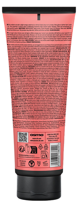 Маска тонуюча для волосся Radiant Red Osmo, 225 мл на beauty-prof.com Фото 2 Маска тонуюча для волосся Radiant Red Osmo, 225 мл Фото 2