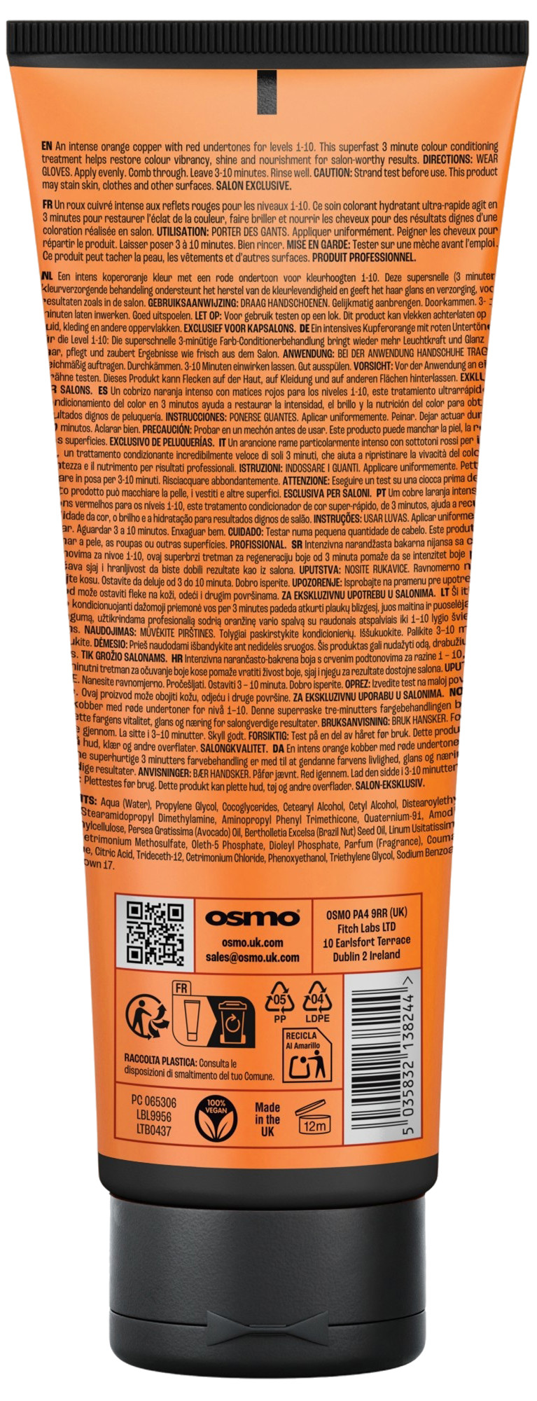 Маска тонуюча для волосся Intense Copper Osmo, 225 мл  Фото 2 