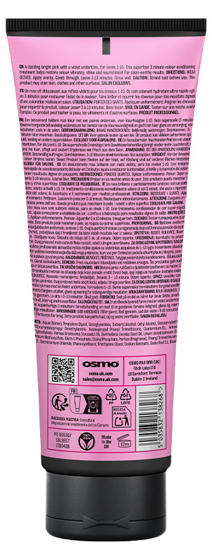 Маска тонуюча для волосся Hot Pink Osmo, 225 мл на beauty-prof.com Фото 2 Маска тонуюча для волосся Hot Pink Osmo, 225 мл Фото 2