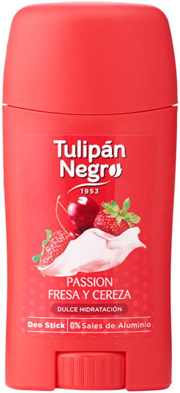 Дезодорант-стік GOURMAND Полуниця та вишня TULIPAN NEGRO, 50 мл