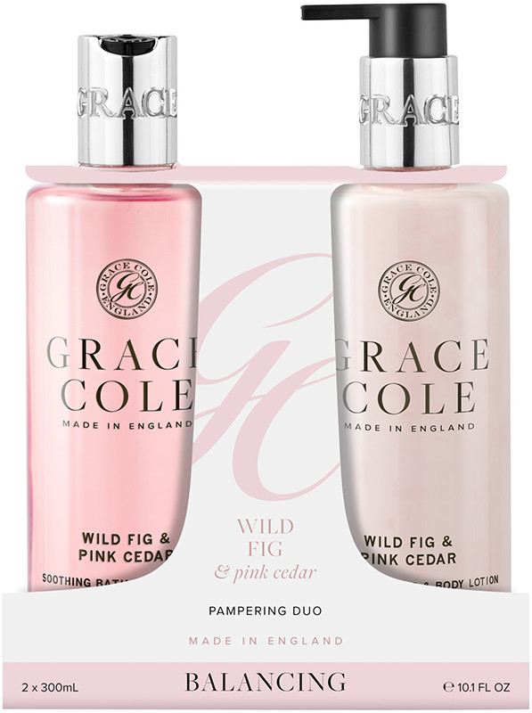 Набір для тіла Wild Fig & Pink Cedar Duo Grace Cole, (300мл/300мл) 