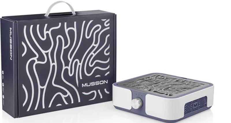 Витяжка для манікюру та педикюру MUSSON X2 GRAPHITE на 72 вт. на beauty-prof.com Фото 3 Витяжка для манікюру та педикюру MUSSON X2 GRAPHITE на 72 вт. Фото 3
