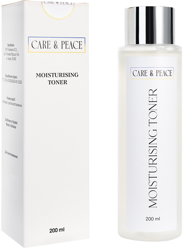 Зволожуючий тонер для обличчя Moisturising Face Gel Care&Peace 200 мл  Фото 2 