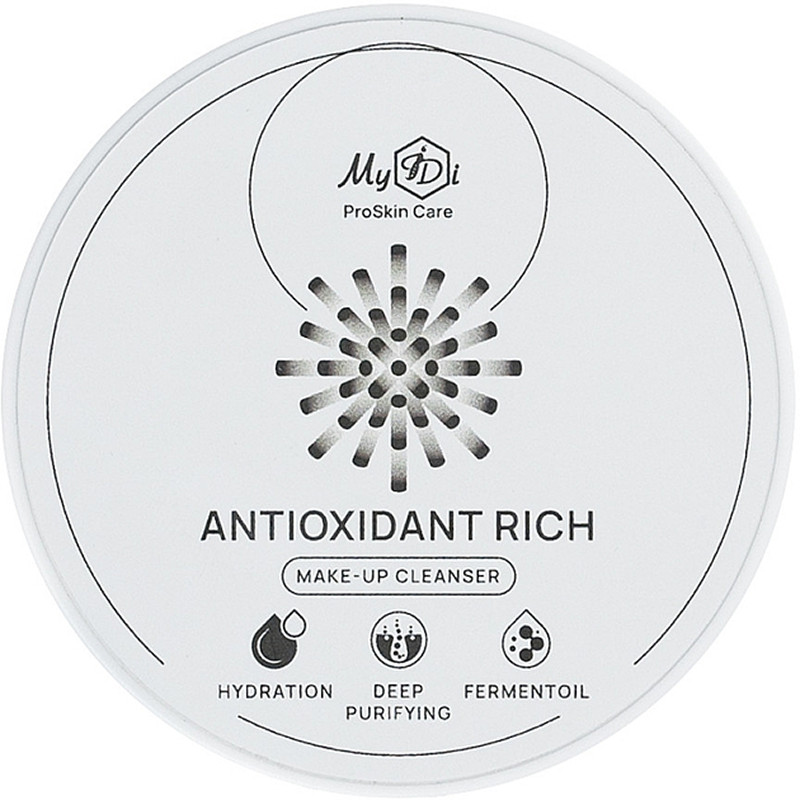 Засіб для демакіяжу з ферментованою олією шуінко та канабісом ANTIOXIDANT RICH MyIdi, 55 мл на beauty-prof.com Засіб для демакіяжу з ферментованою олією шуінко та канабісом ANTIOXIDANT RICH MyIdi, 55 мл