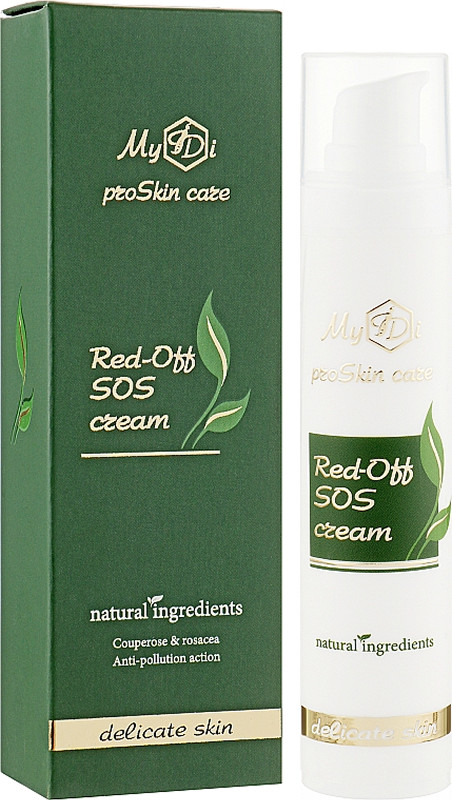 Крем для чутливої шкіри заспокійливий Red-Off SOS cream MyIdi, 50 мл на beauty-prof.com Фото 2 Крем для чутливої шкіри заспокійливий Red-Off SOS cream MyIdi, 50 мл Фото 2