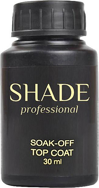 Фінішне покриття без липкого шару Soak-Off Top Shade, 30 мл