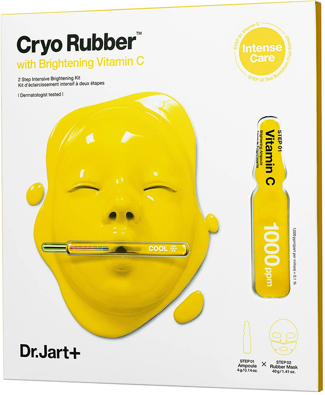 Маска крио осветляющая Dr.Jart+ Cryo Rubber with Brightening Vitamin C, 1 шт
