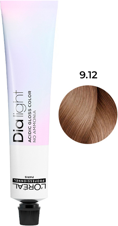 Гель-крем фарба DIA Light 9.12 L’Oreal Professionnel Paris, 50 мл