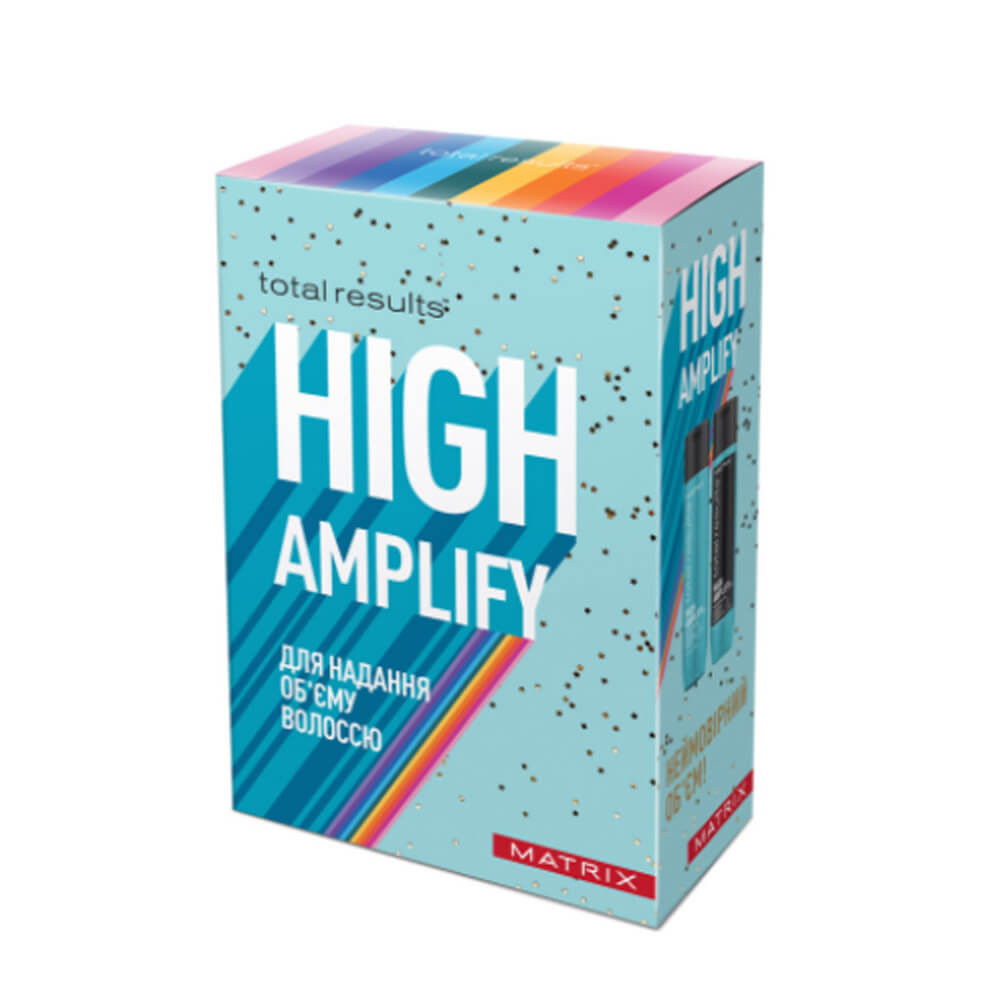 Набір шампунь 300 мл + кондиціонер 300 мл High Amplify Matrix