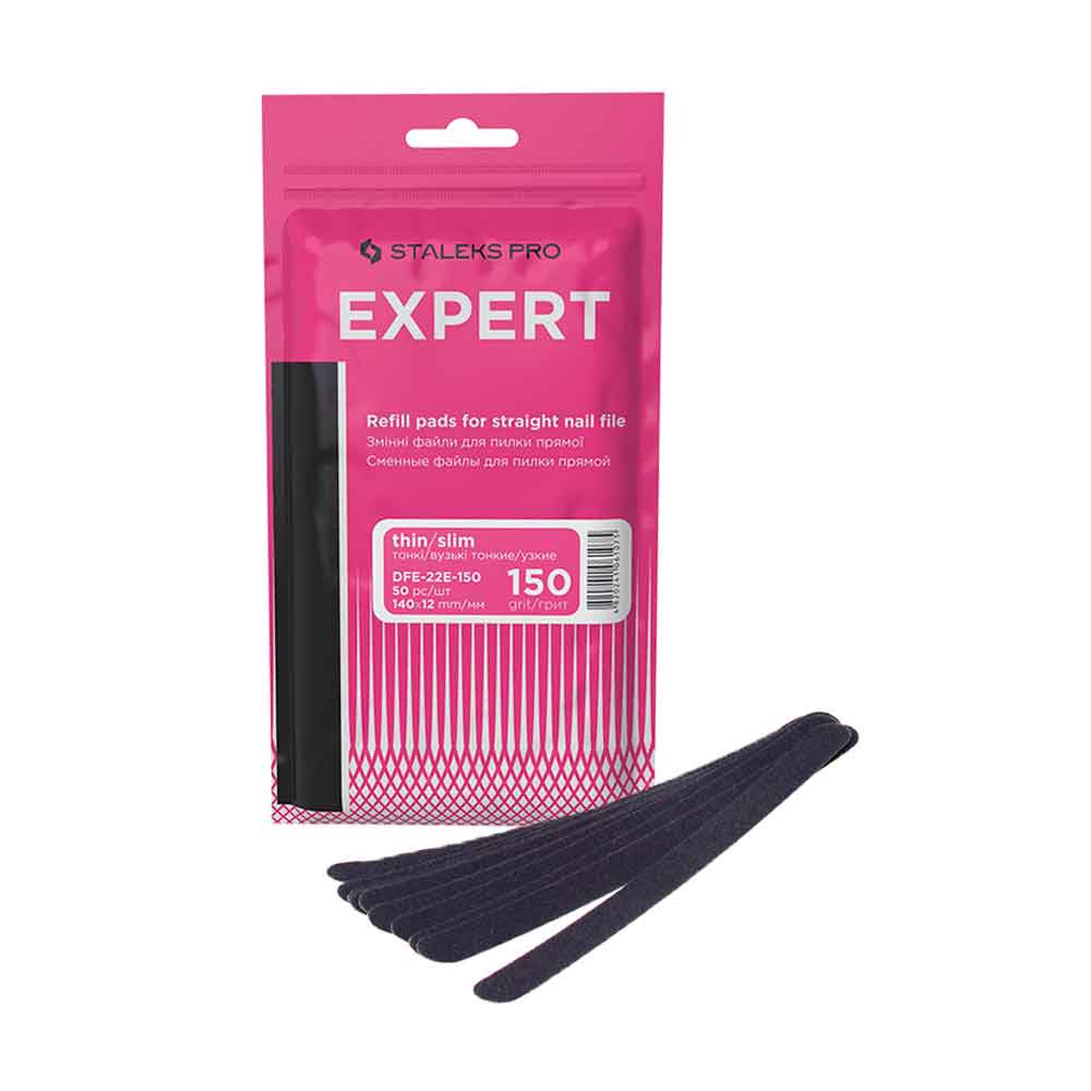 Сменные файлы для пилы прямой узкой Expert 22E 150 грит Staleks, 50 шт на beauty-prof.com Сменные файлы для пилы прямой узкой Expert 22E 150 грит Staleks, 50 шт