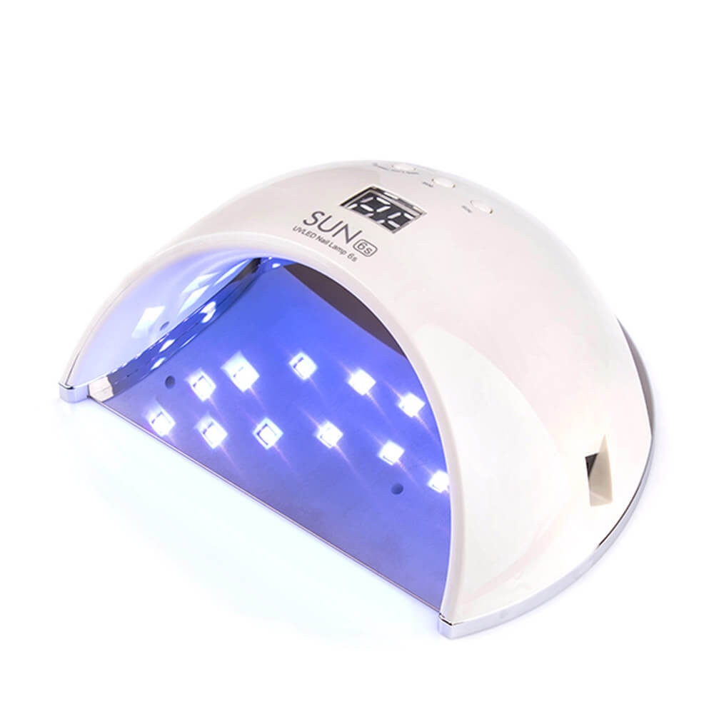 Лампа LED/UV SUN-6S гибридная (с дисплеем) белая, 48 Вт