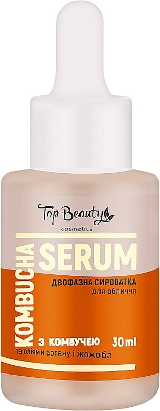 Сироватка для обличчя двофазна KOMBUCHA Top Beauty, 30 мл на beauty-prof.com Сироватка для обличчя двофазна KOMBUCHA Top Beauty, 30 мл