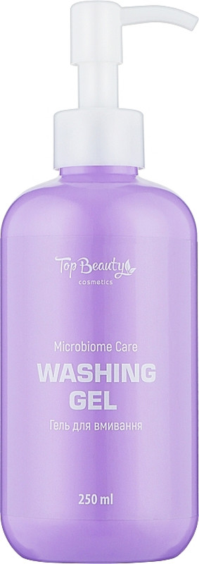 Гель для вмивання з пребіотиками MICROBIOME CARE Top Beauty, 250 мл