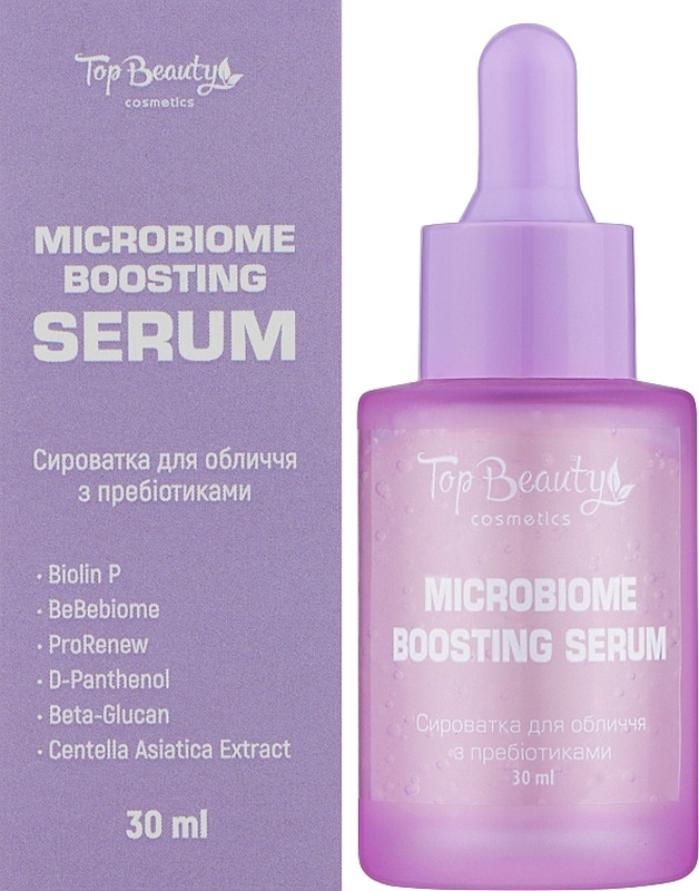 Сироватка для обличчя з пребіотиками MICROBIOME CARE Top Beauty, 30 мл на beauty-prof.com Фото 2 Сироватка для обличчя з пребіотиками MICROBIOME CARE Top Beauty, 30 мл Фото 2