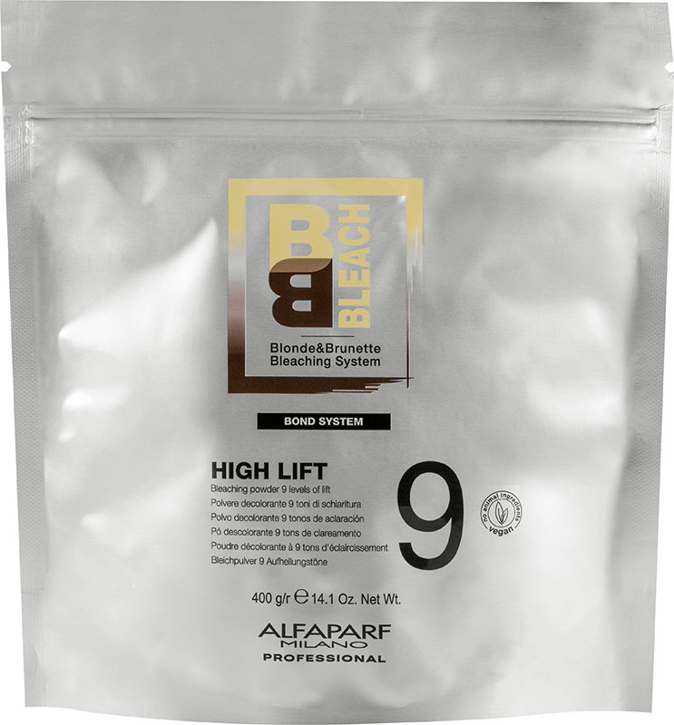 Пудра для освітлення волосся BB Bleach High Lift 9 Tones Alfaparf Milano 400 г