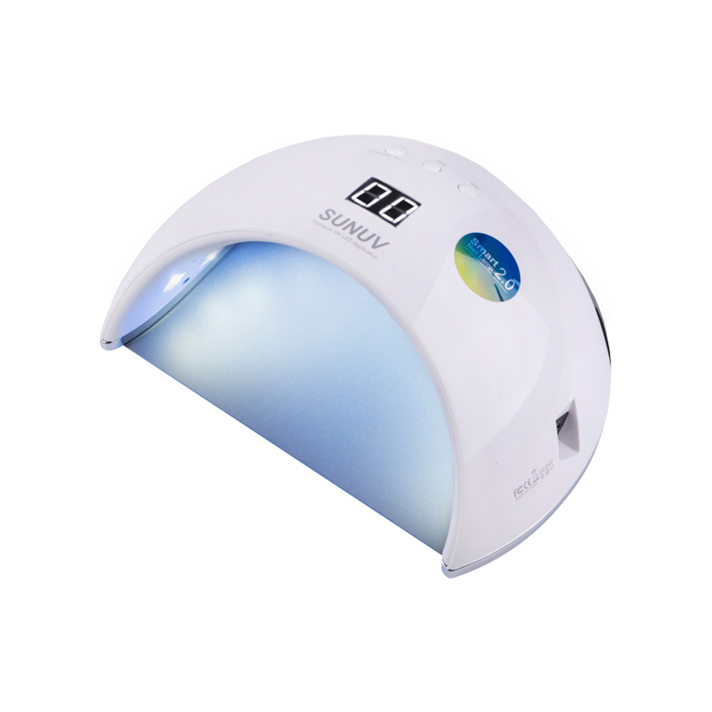 Лампа для манікюру LED+UV Lamp SUNUV SUN 6 48W White