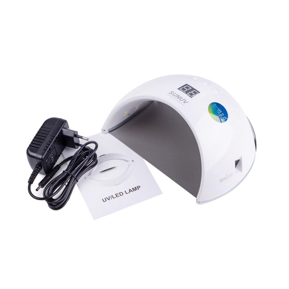 Лампа для манікюру LED+UV Lamp SUNUV SUN 6 48W White  Фото 3 
