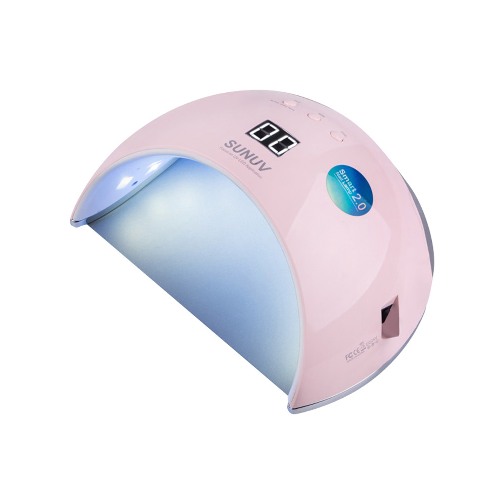 Лампа для маникюра LED+UV Lamp SUNUV SUN 6 48W Pink 