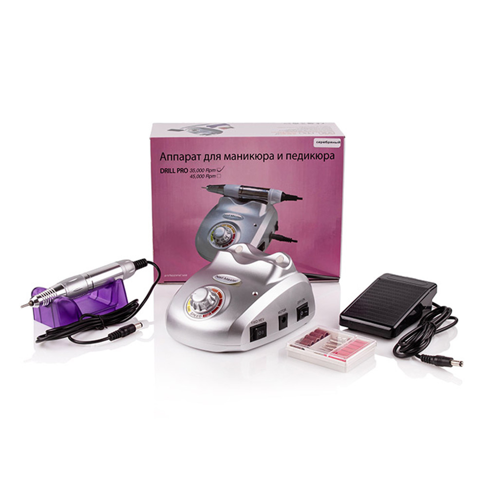 Фрезер для манікюру Bucos ZS-603 Pro Silver Steel (35000/45W) на beauty-prof.com Фото 4 Фрезер для манікюру Bucos ZS-603 Pro Silver Steel (35000/45W) Фото 4