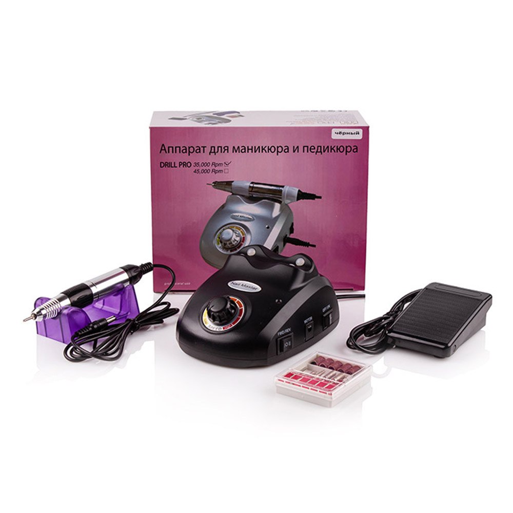 Фрезер для манікюру Bucos ZS-603 Pro Black (35000/45W) на beauty-prof.com Фото 4 Фрезер для манікюру Bucos ZS-603 Pro Black (35000/45W) Фото 4