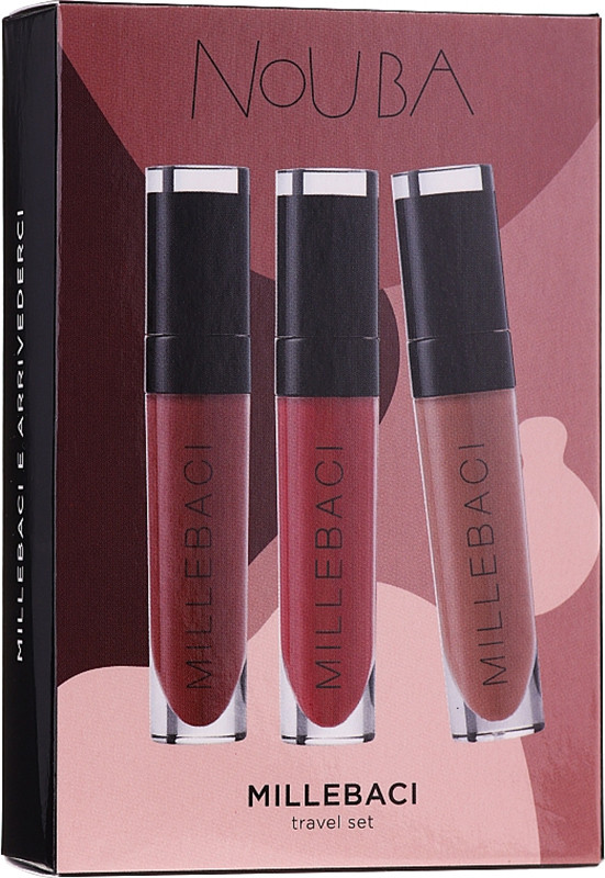 Набір стійких помад MILLEBACI №2 NAKED SET Nouba (№ 61, 24, 16) на beauty-prof.com Фото 2 Набір стійких помад MILLEBACI №2 NAKED SET Nouba (№ 61, 24, 16) Фото 2
