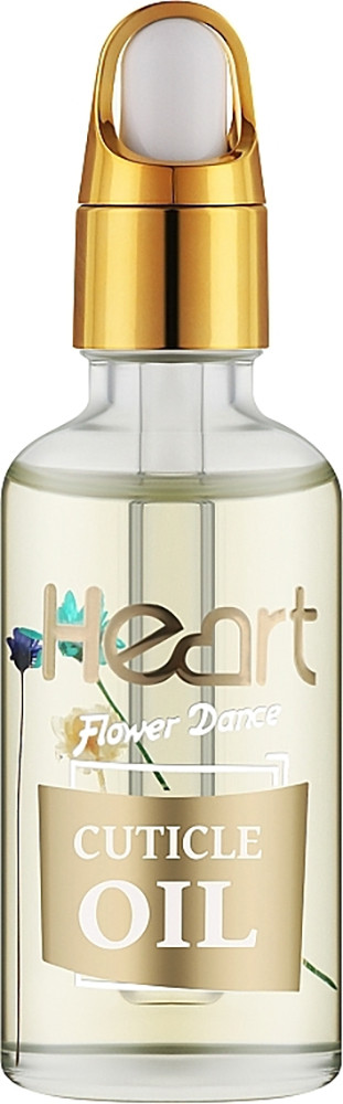Олія квіткова для кутикул Fantastic Peach (Прозора) Heart, 50 мл