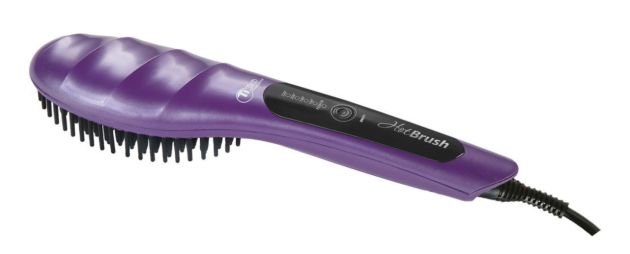 Гребінець-випрямляч TICO HOT Brush фіолетова 100208VT