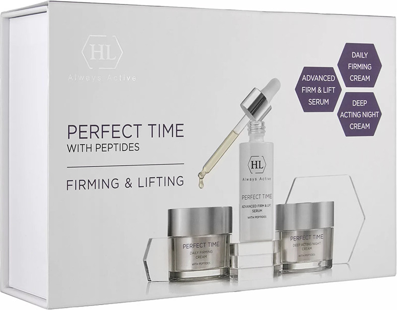 Набор ухода за зрелой кожей лица Perfect Time Kit Holy Land (сыворотка 30 мл/дневный крем 50 мл/ночной крем 50 мл) на beauty-prof.com Фото 2 Набор ухода за зрелой кожей лица Perfect Time Kit Holy Land (сыворотка 30 мл/дневный крем 50 мл/ночной крем 50 мл) Фото 2