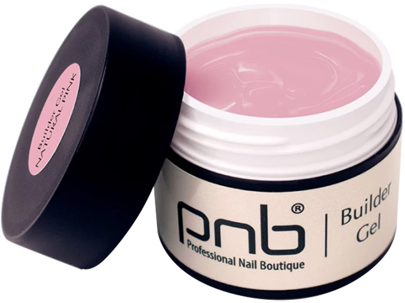 Гель моделирующий натуральный розовый Builder Gel Natural Pink PNB,15 мл