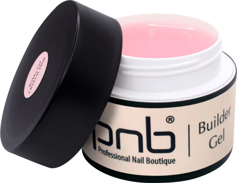 Гель моделювальний прозоро-рожевий Builder Gel Crystal Pink PNB, 50 мл