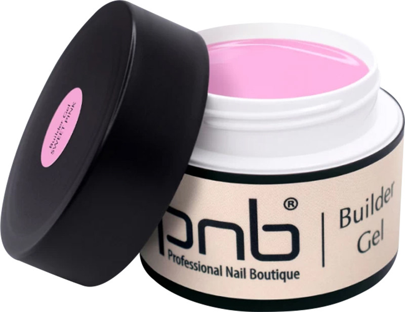 Гель моделирующий сахарно-розовый Builder Gel Sweet Pink PNB, 50 мл