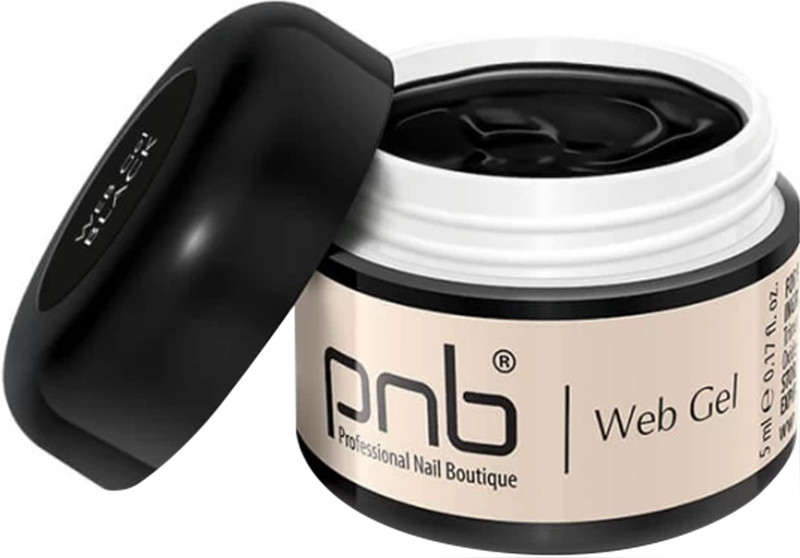 Гель-павутинка чорна WebGel Black PNB, 5 мл