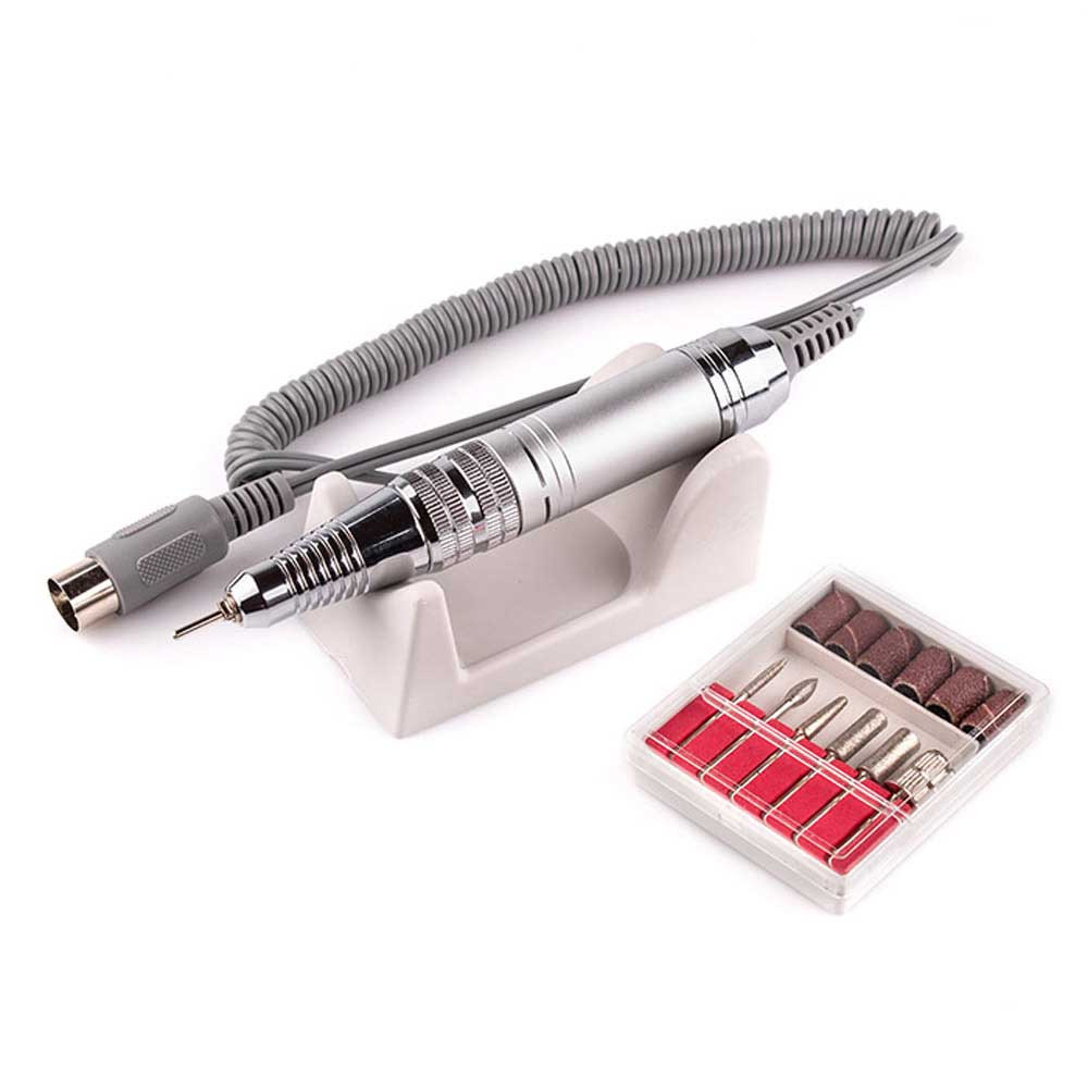 Фрезер для манікюру  ZS-711 65W 35000 об/мин. Nail Drill, рожевий  Фото 2 