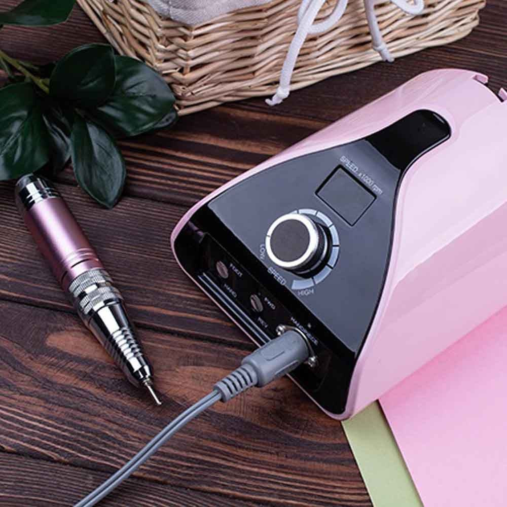 Фрезер для манікюру  ZS-711 65W 35000 об/мин. Nail Drill, рожевий  Фото 4 