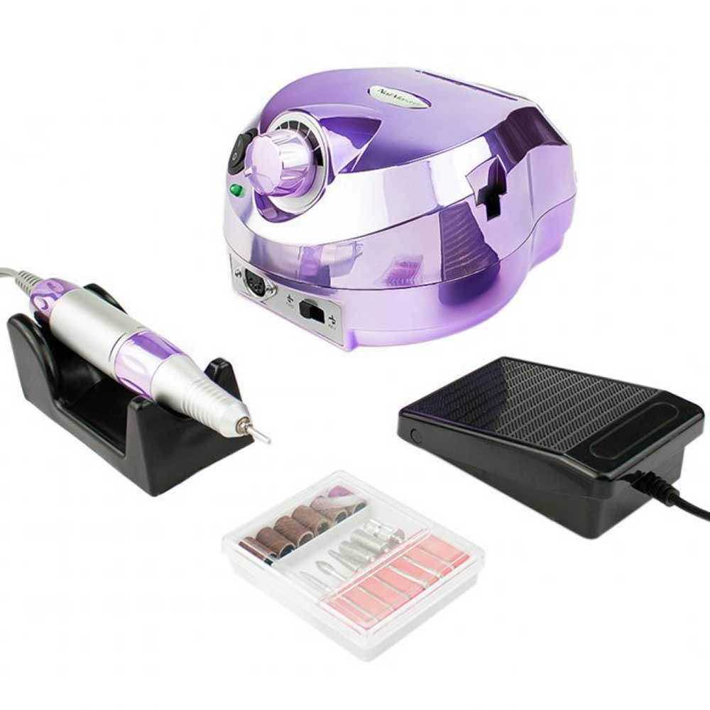 Фрезер для маникюра зеркальный глянец ZS-601 65W 45000 об/мин. Nail Drill, сиреневый на beauty-prof.com Фрезер для маникюра зеркальный глянец ZS-601 65W 45000 об/мин. Nail Drill, сиреневый