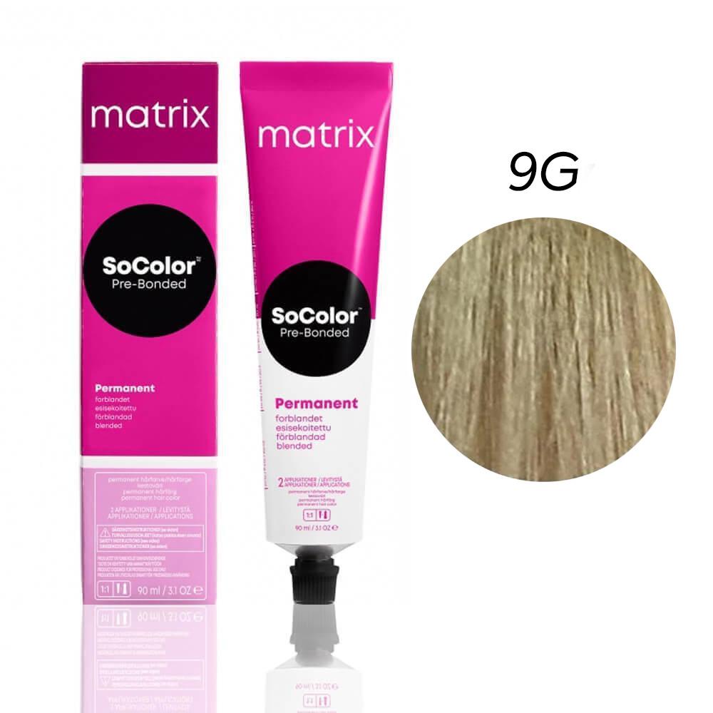 Крем-фарба для волосся PRE Bonded Socolor.beauty 9G Matrix, 90 мл