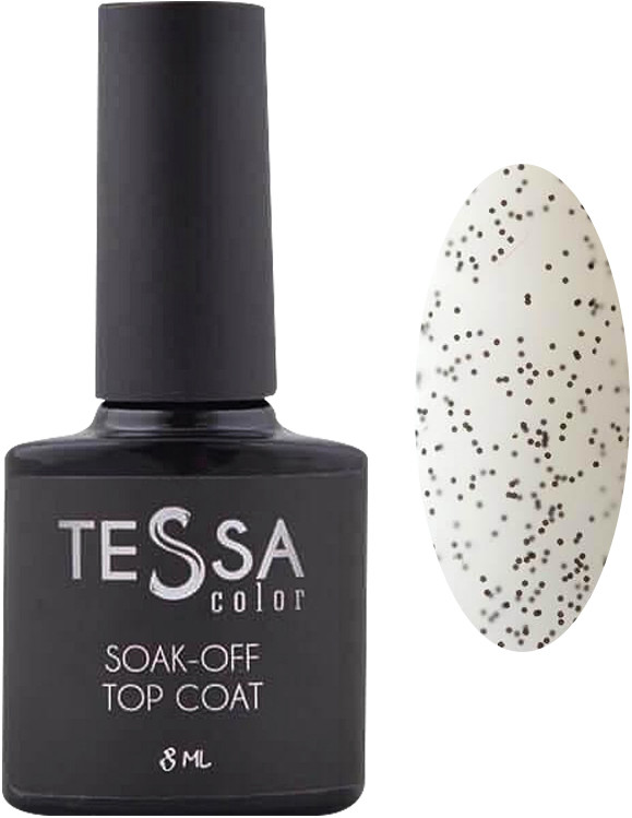 Топ для гель-лаку матовий Black Crumb Tessa, 8 мл