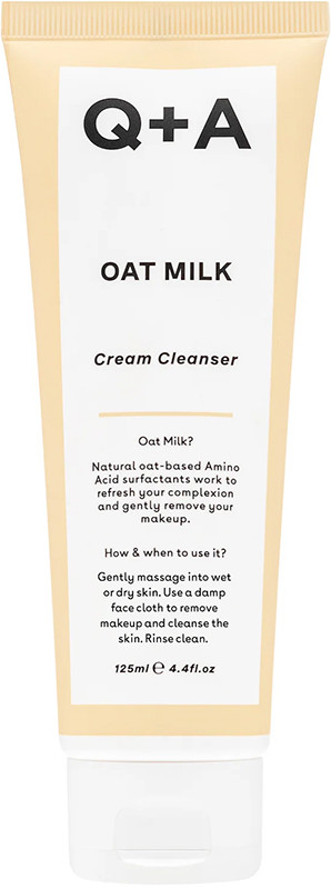 Очищувальний кремовий засіб с вівсяним молочком Oat Milk Cream Cleanser Q+A, 125мл на beauty-prof.com Очищувальний кремовий засіб с вівсяним молочком Oat Milk Cream Cleanser Q+A, 125мл