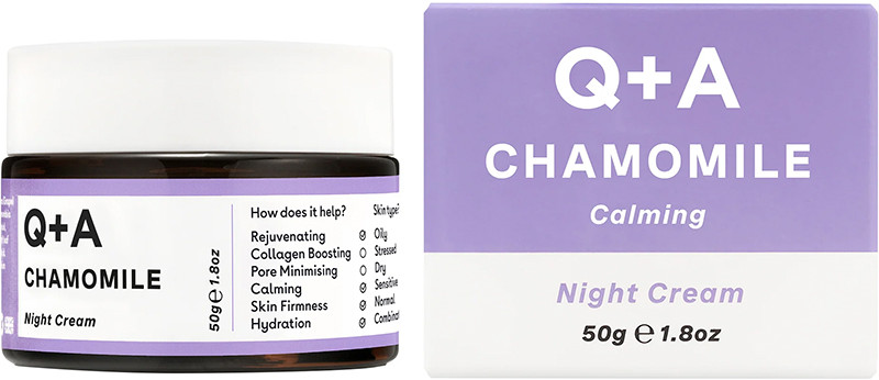 Нічний крем для обличчя Chamomile Calming Night Cream Q+A, 50 гр  Фото 2 