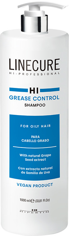 Шампунь для жирного волосся Linecure Vegan Grease Control HIPERTIN, 1000 мл