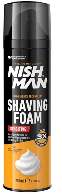 Піна для гоління Sensitive Nishman, 200 мл