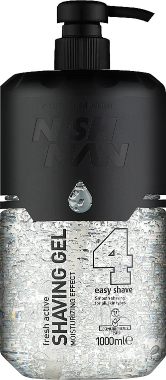 Гель для гоління №4 Easy Shave Nishman, 1000 мл