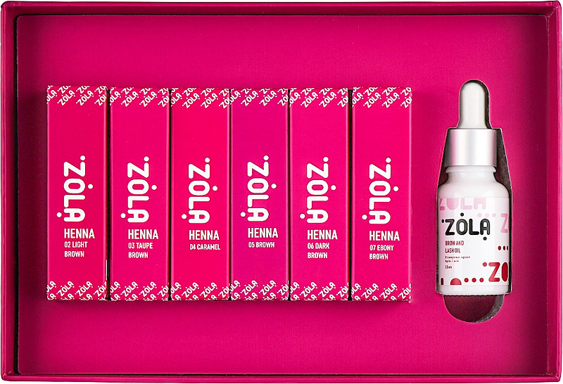 Набір хни Henna Box mini (6 кольорів по 5 гр) ZOLA на beauty-prof.com Фото 2 Набір хни Henna Box mini (6 кольорів по 5 гр) ZOLA Фото 2