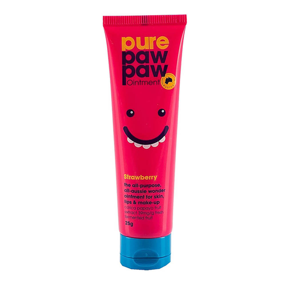 Бальзам для губ восстанавливающий Strawberry Pure Paw Paw, 25 гр на beauty-prof.com Бальзам для губ восстанавливающий Strawberry Pure Paw Paw, 25 гр